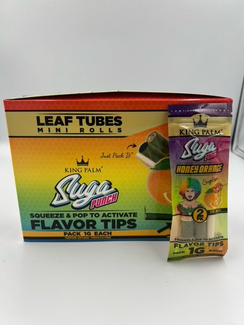 King Palm Suga Punch Honey Orange Squeeze & Pop Activate Flavour Tips 1G