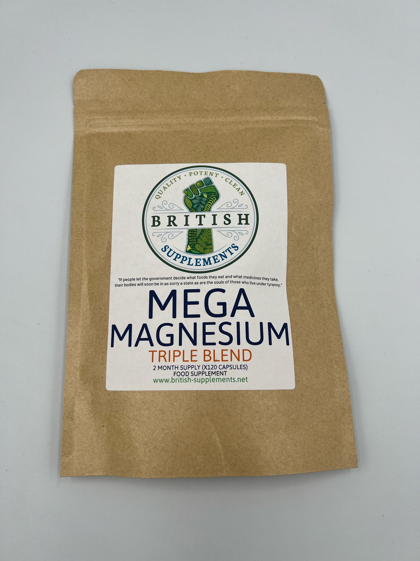 British Supplements Clean Magnesium Capsules